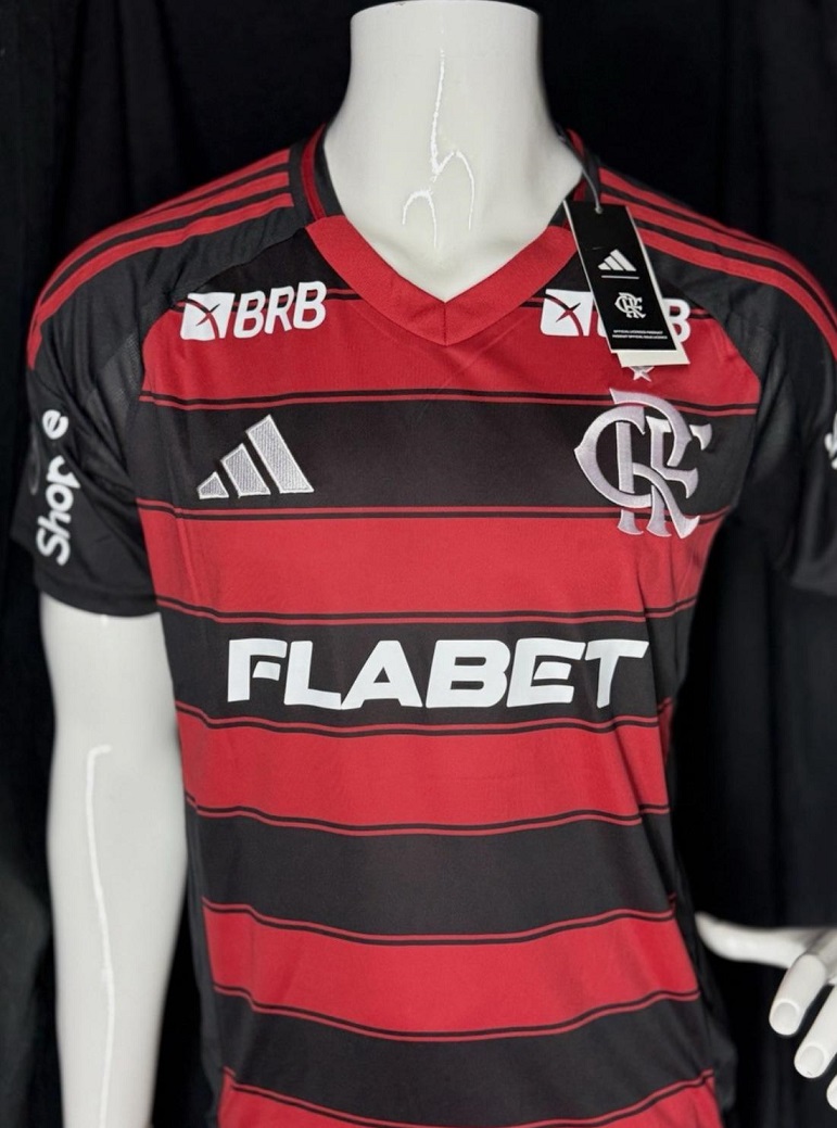 AAA Quality Flamengo 25/26 Home Sponsor Soccer Jersey(Player)